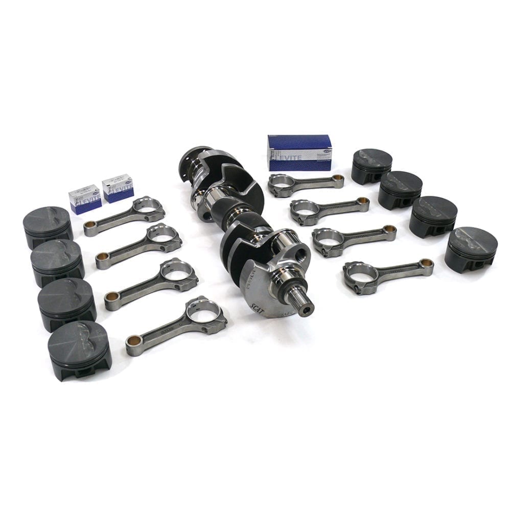 CHEVY 305 MAIN 2PC REAR SEAL STREET & STRIP STANDARD WEIGHT FORGED ROTATING ASSEMBLY UNBALANCED