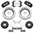 Wilwood Ford Mustang II Ford Aero6 Front Brake Kit w/ 14.00in Slotted Rotor - Black