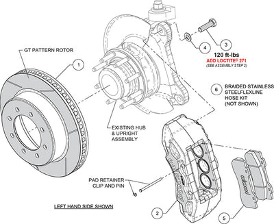 Wilwood TX6-DM Front Kit 15.00in 11-12 Ford F-250/F-350