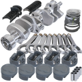 Eagle Chevy LT1 350 1Pc 3.750in Crank 6.000in H-Beam -16cc Inv Dome 4.060in Piston Rotating Assembly
