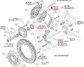 Wilwood 65-68 Chevrolet Impala W/ Drum Spindle Aerolite 6R - 14 in Vented GT Rotor Red
