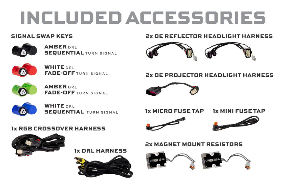 XRGB EVO HEADLIGHTS: 09-18 DODGE RA