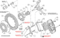 Wilwood AERO6 Front Hub Kit 14.00 67-69 Camaro 64-72 Nova Chevelle
