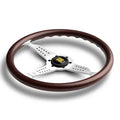 Momo Super Grand Prix Steering Wheel 350 mm - Mahogany Wood/Pol Spokes