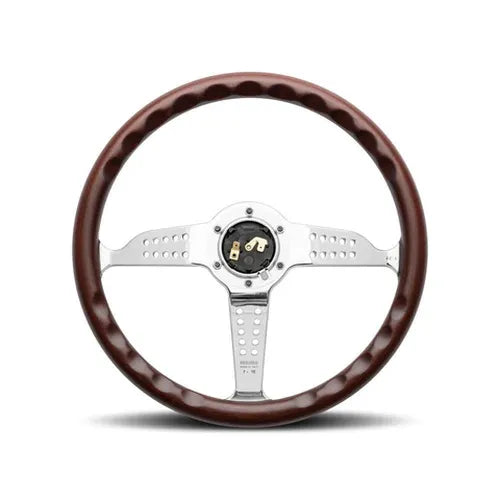 Momo Super Grand Prix Steering Wheel 350 mm - Mahogany Wood/Pol Spokes