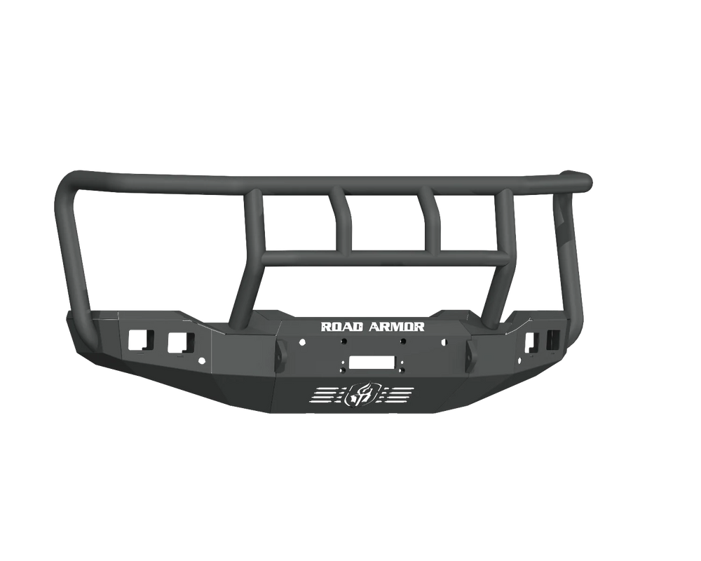 2023 SIERRA 2500/3500 HD STEALTH FRONT WINCH COMPATIBLE BUMPER TITAN II GUARD TEXTURE BLACK