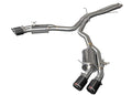 aFe axle-back exhaust close-up