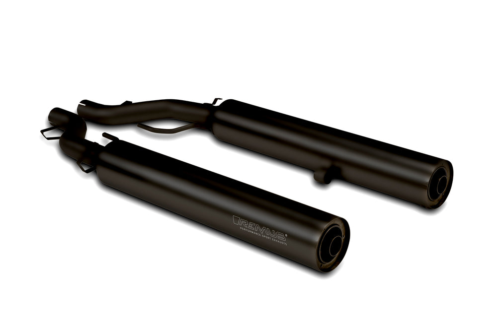 Remus black slip-on exhaust