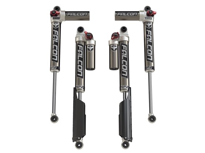 JL 4DR: FALCON SP2 3.5 ADAPT EADJUST PIGGYBACK SHOCK KIT (01.5 LIFT)