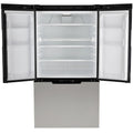 SUNRISE 20 CU FT 12V DC REFRIGERATOR BLACK GLASS W/ICE MAKER