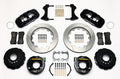 Wilwood AERO4 Rear P-Brake Kit 14.00in Drilled Small Ford 2.66in Offset