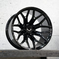 Vossen VFX-03 20x10 - 6x139.7 - ET18 - Super Deep - 78.1 - Satin Black Wheel