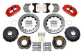 Wilwood Narrow Superlite 4R Rear Kit 14in Drilled Red G-Body W/ 2.62in Axle Offset
