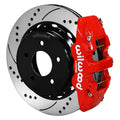 Wilwood 88-98 GM C1500 Aero4 SRP Rear Brake Kit 14in Rotor - Red