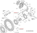 Wilwood Mustang 65-69 Front Kit V8 Drum Spindle