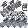 Eagle Chevy 350 3.750in Crank 5.700in H-Beam -10cc 4.030in Pistons Rotating Assembly