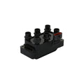 Street Fire Ignition Coil Pack, 1994-2000 Ford 6-Tower Dis Style, Black Single Stock Replacement Ford 6-Tower Coil MSD Ignition