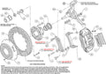 Wilwood Narrow Superlite 6R Front Hub Kit 12.88in Drill Pol 67-69 Camaro 64-72 Nova Chevelle