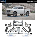 Fabtech 09-11 Dodge 1500 4WD 6in Basic Sys w/Perf Shks