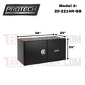 BOX AL 24HX24DX60L SS DBL DRS LHO