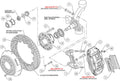 Wilwood Narrow Superlite 6R Front Hub Kit 14.00in Drill Red 74-80 Pinto/Mustang II Disc Spindle only