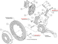 Wilwood Narrow Superlite 6R Front Hat Kit 14.00in 65-82 Corvette C2/C3