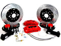 PRO+ 13IN BLACK FRONT BRAKE KIT 5 LUG FOR 19791993 FORD MUSTANG (FOR V8 SPINDLE
