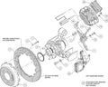 Wilwood KITREARFFRDPR/MC4IRS8.8T-BIRD