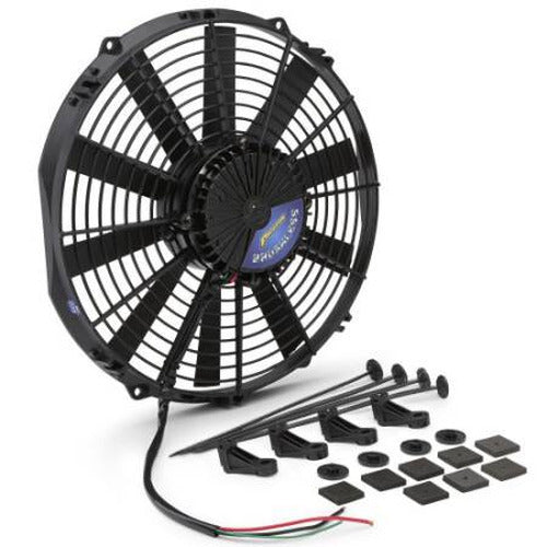 BRUSHLESS ULTRAPERFORMANCE 12IN ELECTRIC FAN 2100 CFM STRAIGHT BLADE 12V PULLER ONLY