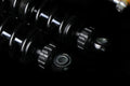 Ohlins shock absorber detail