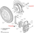 Wilwood red auto part
