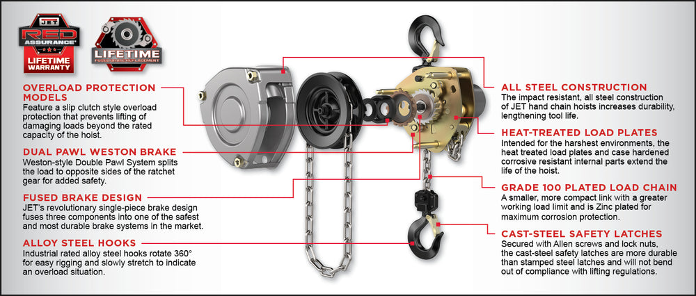 L100-50-100 1/2 TON 100' LIFT AND