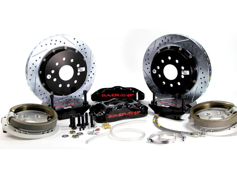 13" Pro+ Brake Sys RR Blk 94-04 Mstng