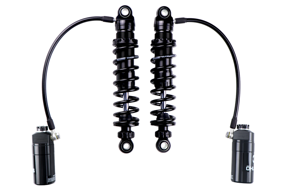 Ohlins black shock absorber