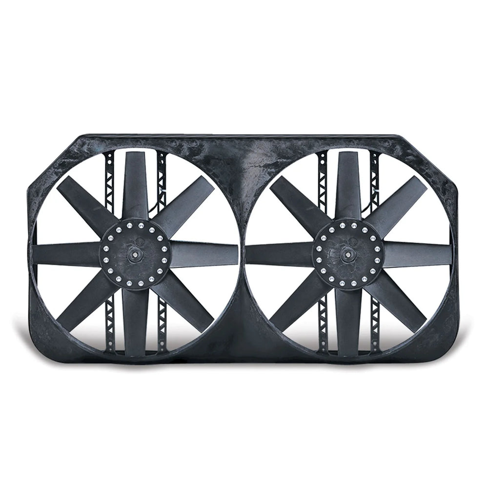 FAN ELECTRIC 15IN DUAL SHROUDED PULLER W/ VARIABLE SPEED CONTROL 9299 CHEVY
