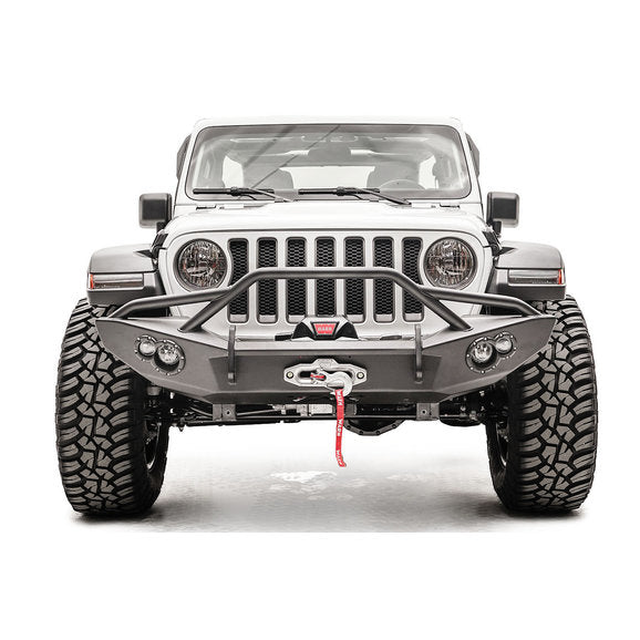 Jeep JL Lifestyle Winch Bumper w/ Pre-runner Guard Bare; Gladiator JT Lifestyle Winch Bumper w/ Pre-runner Guard Bare