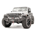 Jeep JL Lifestyle Winch Bumper w/ Pre-runner Guard Bare; Gladiator JT Lifestyle Winch Bumper w/ Pre-runner Guard Bare