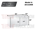 BOX AL 18X24X36 DBL DOOR UNIV