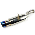 ISR Performance GT Single Exhaust - Hyundai Genesis Coupe 3.8 - Burnt Tip