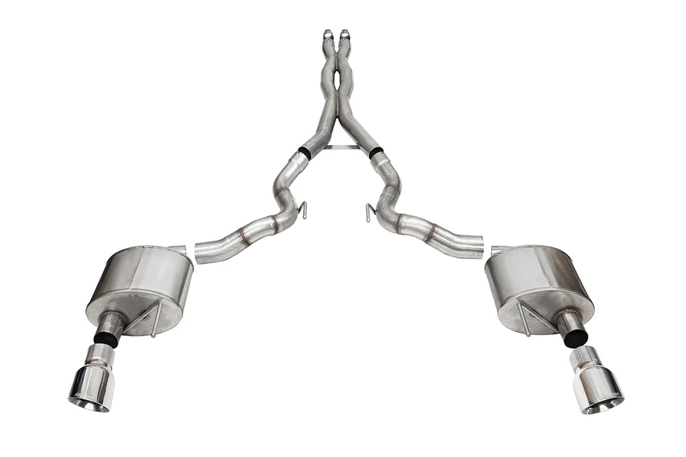 20C CADILLAC CT5 V 3.0L TURBO ACTIVE VALVE CATBACK EXHAUST SYSTEM W/ 4.5 IN CF