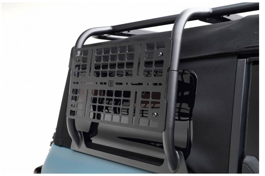2123 BRONCO 4DR SOFT TOP RACK (W/MOLLE PANELS) MILD STEEL BLACK