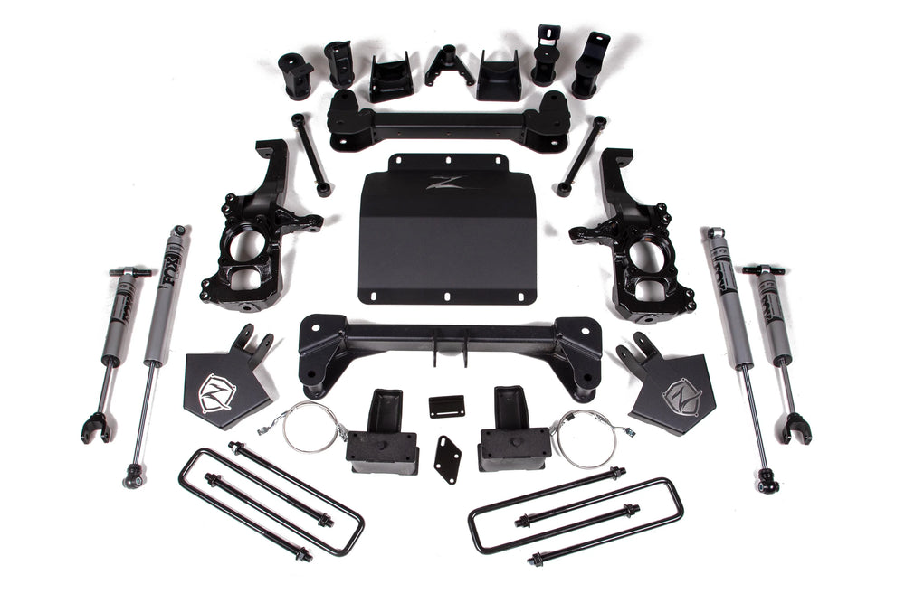 Zone Offroad silver shock absorber