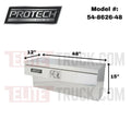 BOX AL RAIL 12D X 48L SM.LID