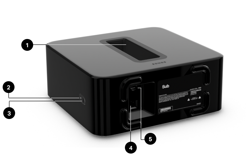 SUB GEN3, WIFI SUBWOOFER, GLOSS WH