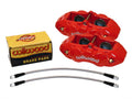 Wilwood D8-4 Front Caliper Kit Red Corvette C2 / C3 65-82