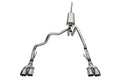 Corsa 2022-2025 Chevrolet Silverado 3.0 Dual Rear Exit Cat-Back Exhaust System with Twin 4.0 Black Powder Coat Tips Includes Valve Simulator 21238BPC-1