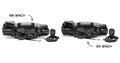 ARB / OME 16-23 Toyota Tacoma Nitro Plus Kit - FR 2in/0lb - RR 2in/0lb