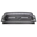~(39 lbs. 60X20X10)~ 2017-2019 Super Duty ZROADZ Grille Black 1 Pc Replacement Incl. (2) 10in LEDs Fits Vehicles with Camera - PN #Z315371