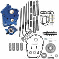 S&S Cycle 2017+ M8 Models Gear Drive 475G Cam Chest Kit w/ Chrm Pushrod Tubes - WC - Incl. VVT