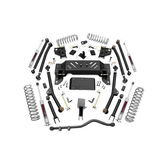 1x 1902BOX1 4 Inch Lift Kit Long Arm Jeep Grand Cherokee ZJ 4WD (1993-1998)